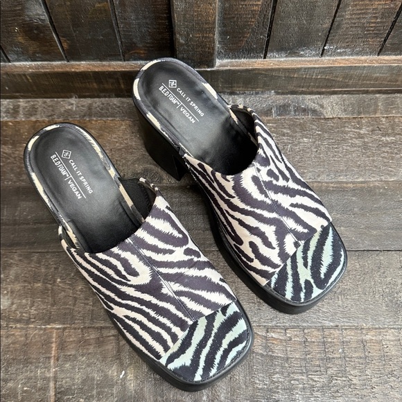 Call it spring Y2K vibes chunky slip on shoes size 8 - Picture 3 of 6